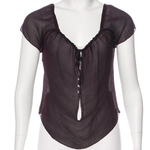 Chanel Shot Sleeved Top.  SOLD